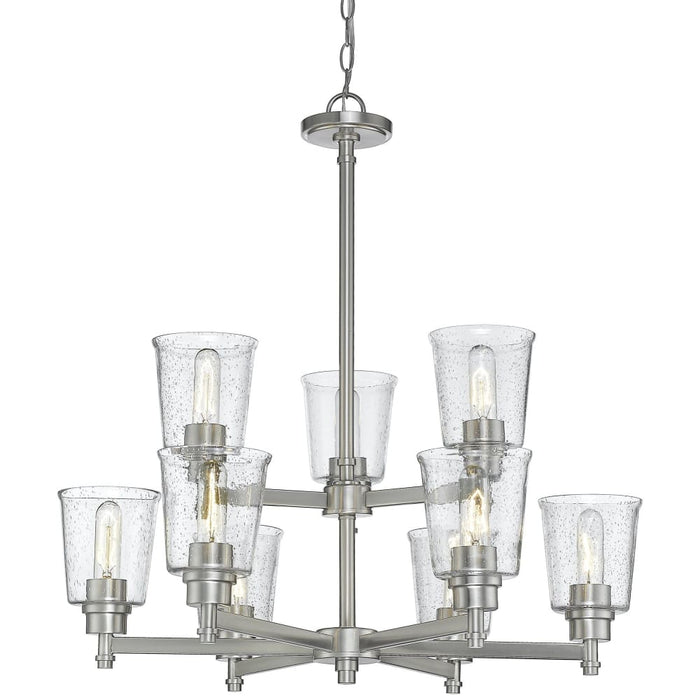 Bohin Brushed Nickel Chandelier - Chandeliers