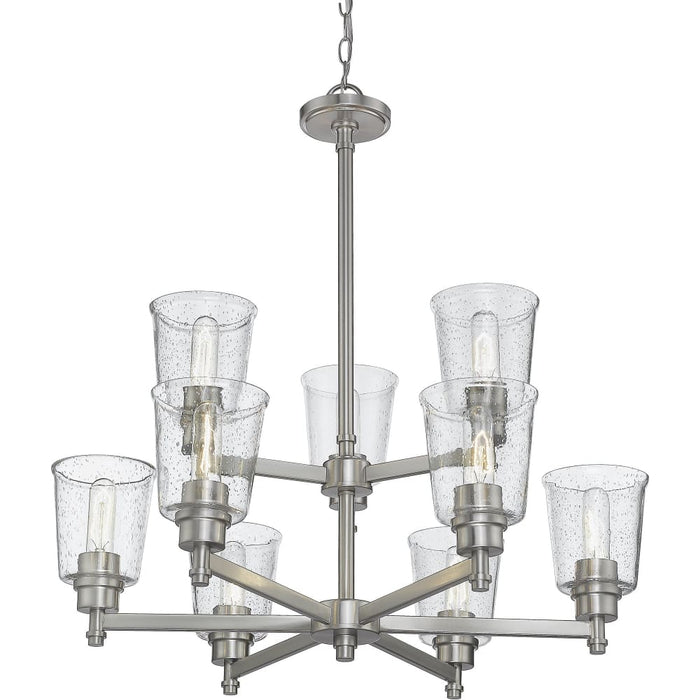 Bohin Brushed Nickel Chandelier - Chandeliers