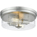 Bohin Brushed Nickel Flushmount | theLightShop
