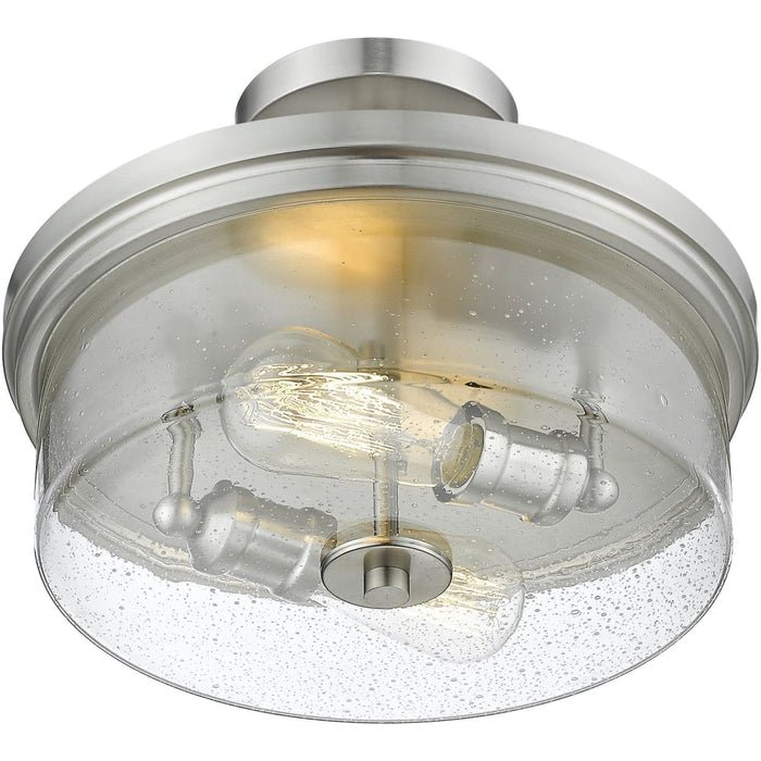 Bohin Brushed Nickel Semi-Flushmount - Semi-Flushmounts