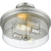 Bohin Brushed Nickel Semi-Flushmount - Semi-Flushmounts