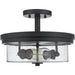 Bohin Matte Black Semi-Flushmount - Semi-Flushmounts