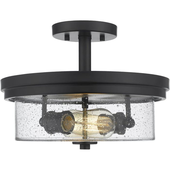 Bohin Matte Black Semi-Flushmount - Semi-Flushmounts