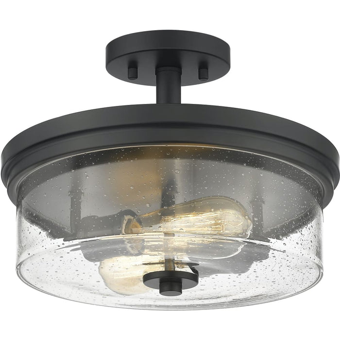 Bohin Matte Black Semi-Flushmount - Semi-Flushmounts