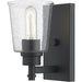 Bohin Matte Black Wall Sconce | theLightShop