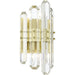 Bolton 2 Light Aged Brass Wall Mount - Wall Sconce