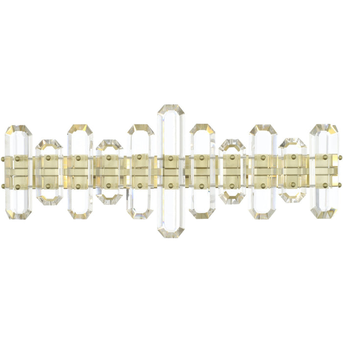 Bolton 3 Aged Brass Light Vanity - Bath & Vanity