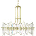 Bolton 8 Light Aged Brass Chandelier - Chandeliers