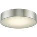 Bongo Brushed Nickel 1 Light LED Flushmount - Flushmounts