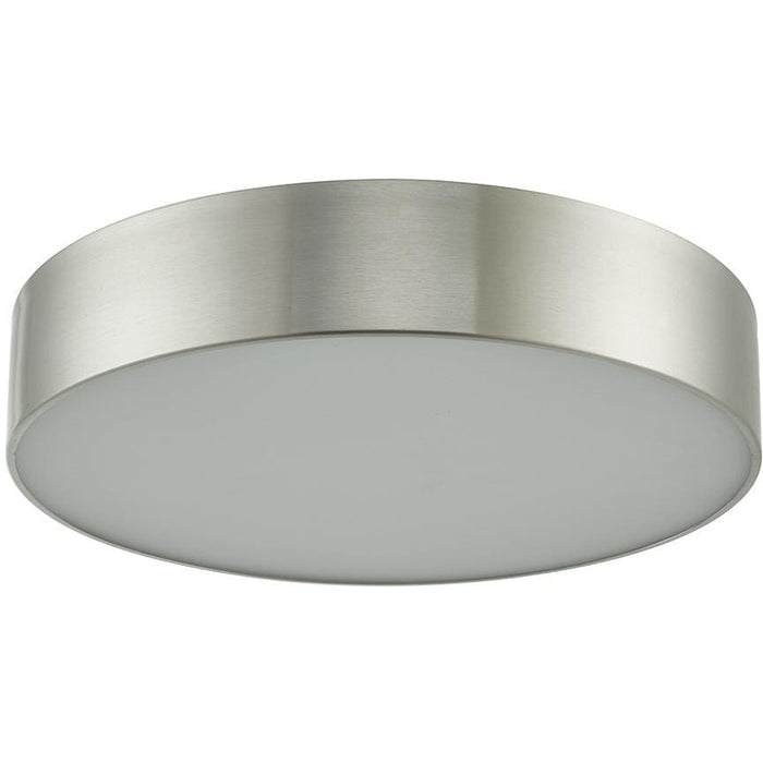 Bongo Brushed Nickel 1 Light LED Flushmount - Flushmounts