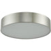 Bongo Brushed Nickel 1 Light LED Flushmount - Flushmounts