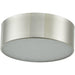 Bongo Brushed Nickel 2 Light LED Flushmount - Flushmounts