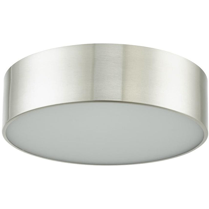 Bongo Brushed Nickel 2 Light LED Flushmount - Flushmounts