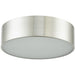 Bongo Brushed Nickel 2 Light LED Flushmount - Flushmounts
