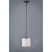 Bongo Oil Rubbed Bronze Semi-Flush Mount - Semi-Flushmounts