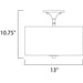 Bongo Oil Rubbed Bronze Semi-Flush Mount - Semi-Flushmounts