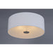 Bongo Satin Nickel Flush Mount - Flushmounts