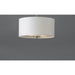 Bongo Satin Nickel Semi-Flush Mount - Semi-Flushmounts