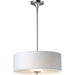 Bongo Satin Nickel Semi-Flush Mount - Semi-Flushmounts