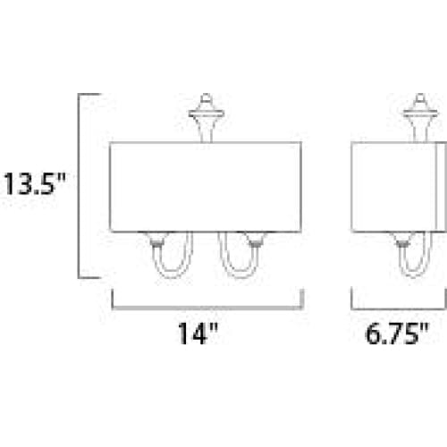 Bongo Satin Nickel Wall Sconce - Wall Sconce