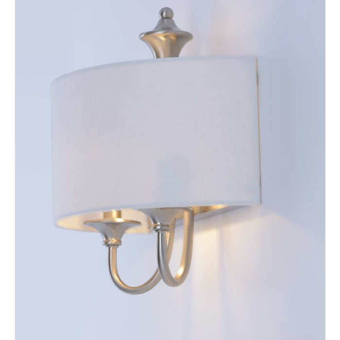 Bongo Satin Nickel Wall Sconce - Wall Sconce