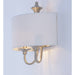 Bongo Satin Nickel Wall Sconce - Wall Sconce