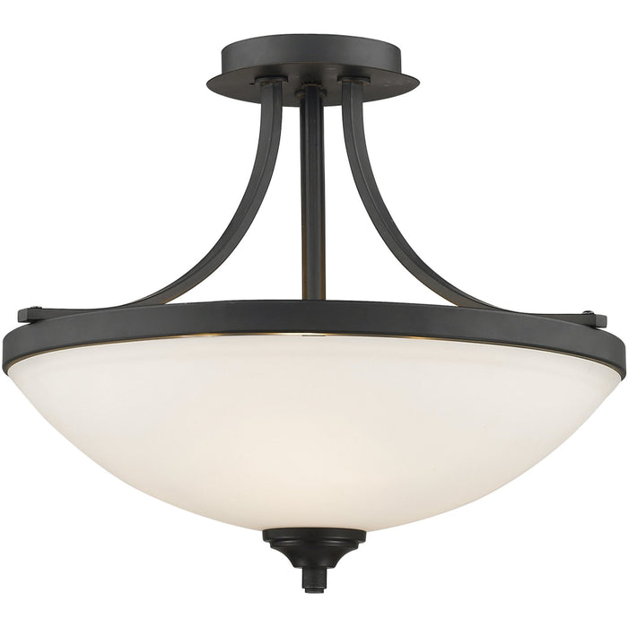 Bordeaux Bronze Semi-Flushmount | theLightShop