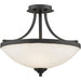 Bordeaux Bronze Semi-Flushmount | theLightShop
