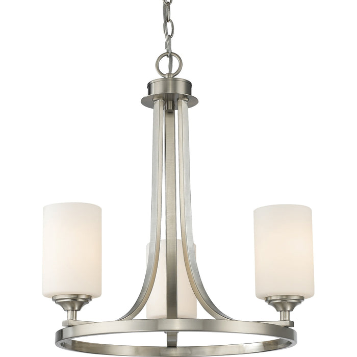 Bordeaux Brushed Nickel Chandelier | theLightShop