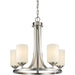 Bordeaux Brushed Nickel Chandelier | theLightShop