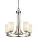 Bordeaux Brushed Nickel Chandelier | theLightShop