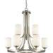 Bordeaux Brushed Nickel Chandelier | theLightShop
