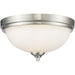 Bordeaux Brushed Nickel Flushmount | theLightShop