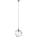 Boulder Chrome LED Pendant - Pendants