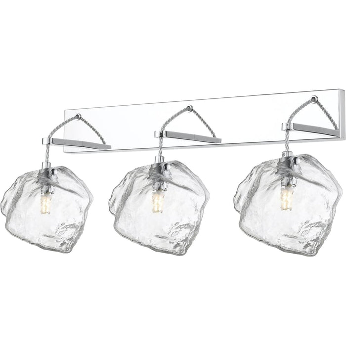 Boulder Mirrored Stainless Steel LED Vanity - Bath & Vanity