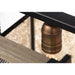 Boundry Black / Barn Wood / Antique Brass Linear Pendant - Pendants
