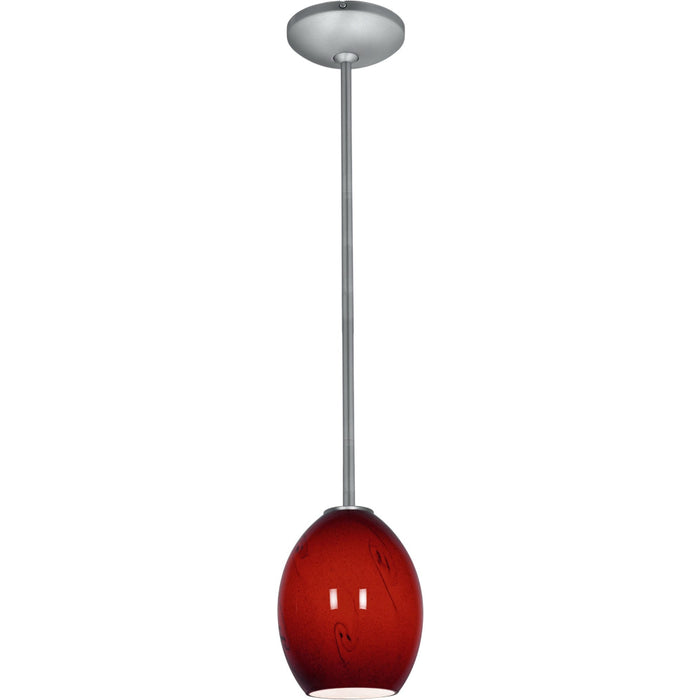 Brandy FireBird Brushed Steel Pendant - Pendants
