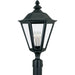 Brentwood Black Outdoor Post Lantern - Outdoor Post Lantern
