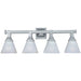 Brentwood Satin Nickel Bath Vanity - Bath Vanity