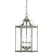 Bretton Brushed Nickel LED Semi-Flush Mount Convertible Pendant - Pendants