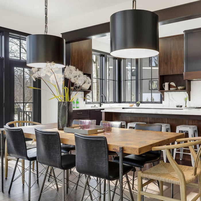 Brian Patrick Flynn for Crystorama Alston 6 Light Matte Black Chandelier - Chandeliers