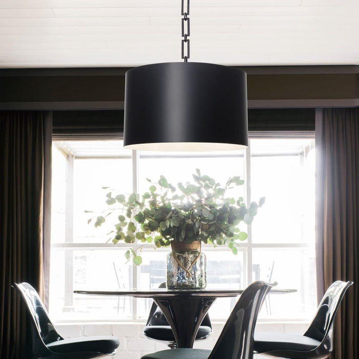 Brian Patrick Flynn for Crystorama Alston 6 Light Matte Black Chandelier - Chandeliers