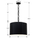 Brian Patrick Flynn for Crystorama Alston 6 Light Matte Black Chandelier - Chandeliers