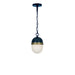 Brian Patrick Flynn for Crystorama Capsule Outdoor 3 Light Matte Black Textured Gold Pendant - Outdoor Pendants