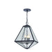 Brian Patrick Flynn for Crystorama Glacier 3 Light Black Charcoal Outdoor Chandelier - Outdoor Pendants