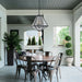 Brian Patrick Flynn for Crystorama Glacier 3 Light Black Charcoal Outdoor Chandelier - Outdoor Pendant
