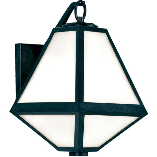 Brian Patrick Flynn for Crystorama Glacier Outdoor 1 Light Black Charcoal Wall Mount - Outdoor Wall Mount