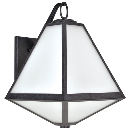 Brian Patrick Flynn for Crystorama Glacier Outdoor 3 Light Black Charcoal Wall Mount - Outdoor Wall Sconces