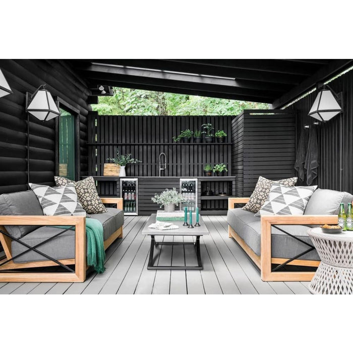 Brian Patrick Flynn for Crystorama Glacier Outdoor 3 Light Black Charcoal Wall Mount - Outdoor Wall Sconces