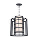 Brian Patrick Flynn for Crystorama Hulton 6 Light Matte Black Chandelier - Chandeliers